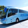 Autobus escolar azul